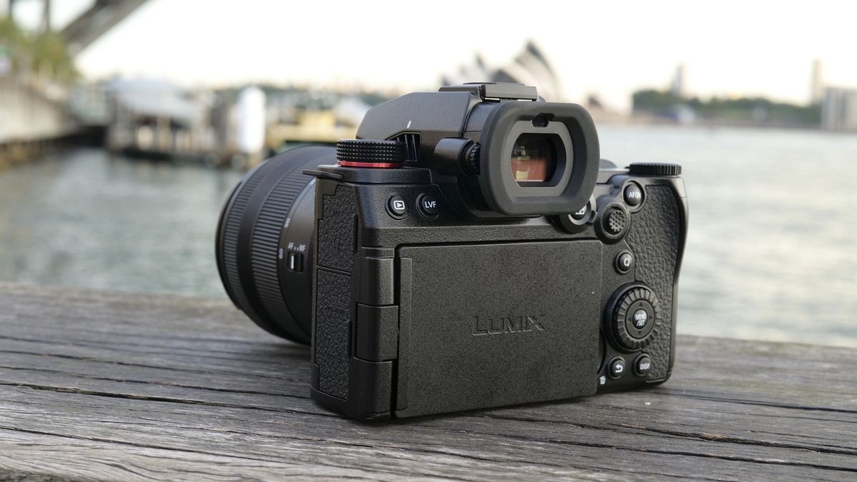 Panasonic Lumix S5 II camera on a white background