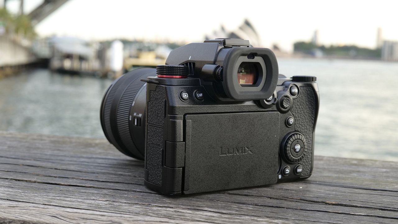 Panasonic Lumix S5 II camera on a white background