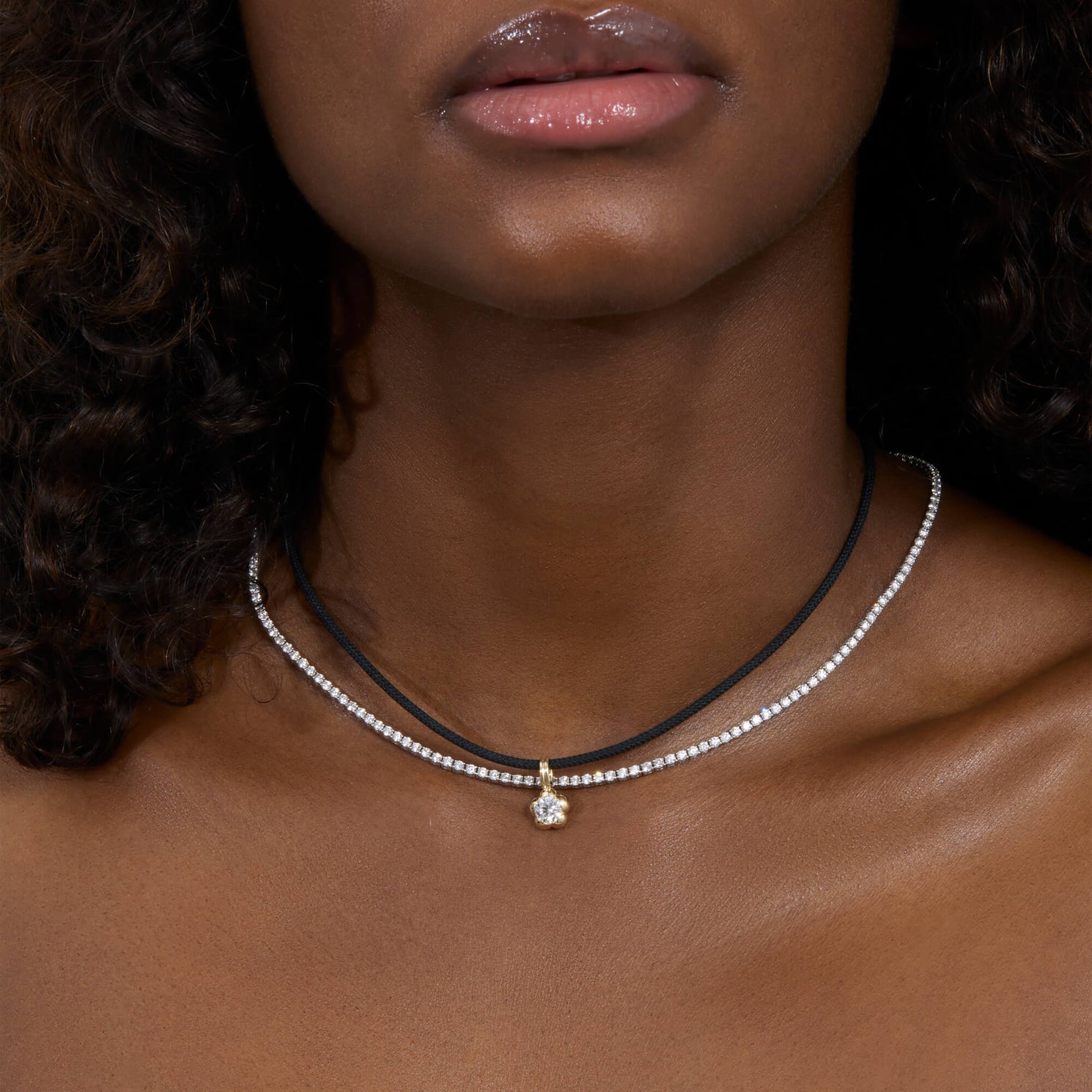 Stone and Strand, LAB-Created Joplin Diamond Necklace