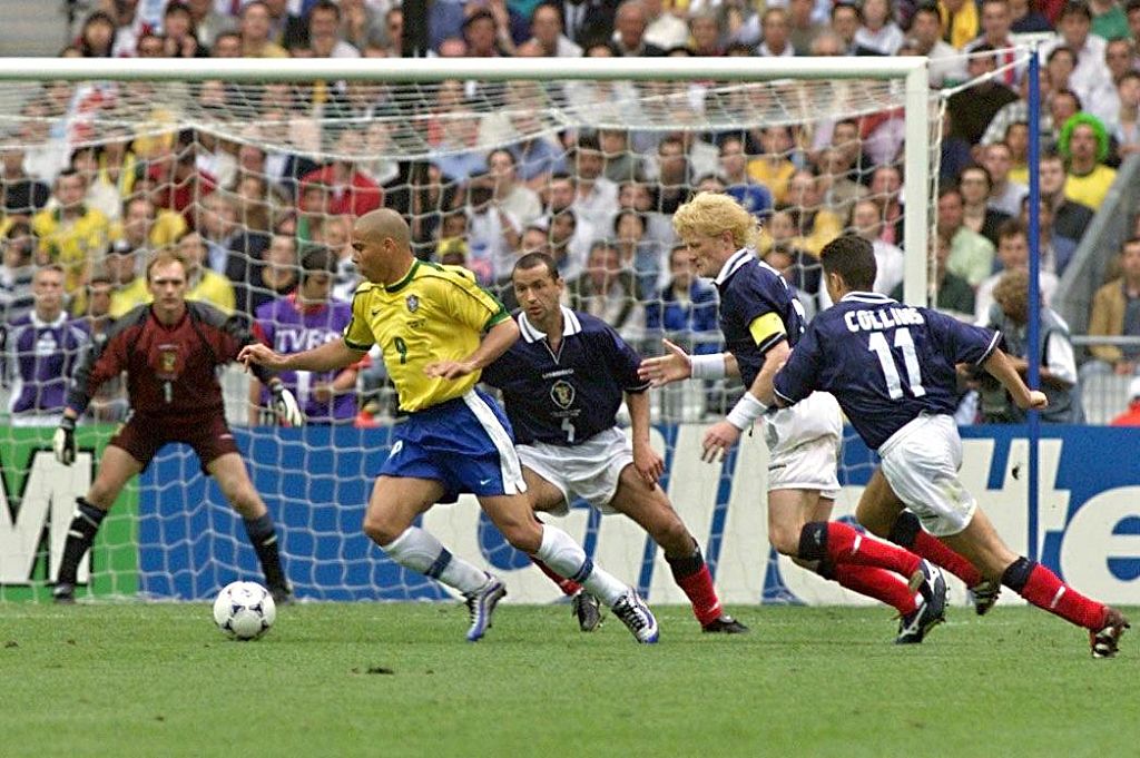 Ronaldo vs Scotland at World Cup '98