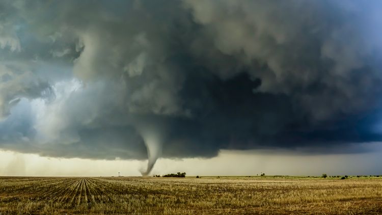 Watch what happens when a drone is flown directly into the center of a ...