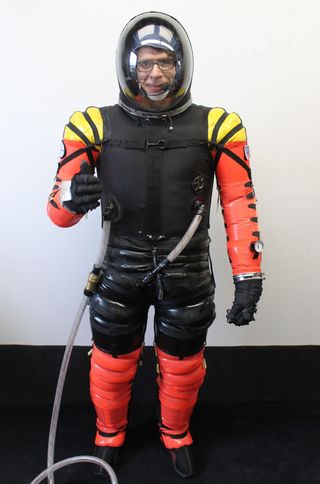 Multi-Colored Final Frontier Design Spacesuit