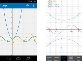 Free Graphing Calculator (iOS:Free) / Algeo Graphing Calculator (Android: Free)