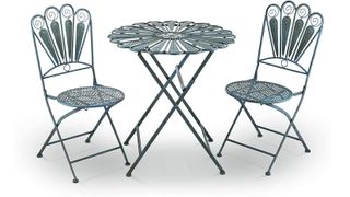 Alpine Corporation Peacock Feather bistro set