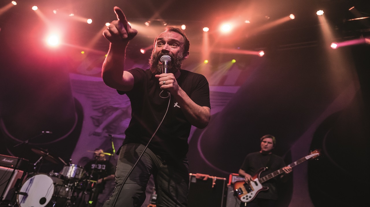 Neil Fallon from Clutch at the Roundhouse, London 2016