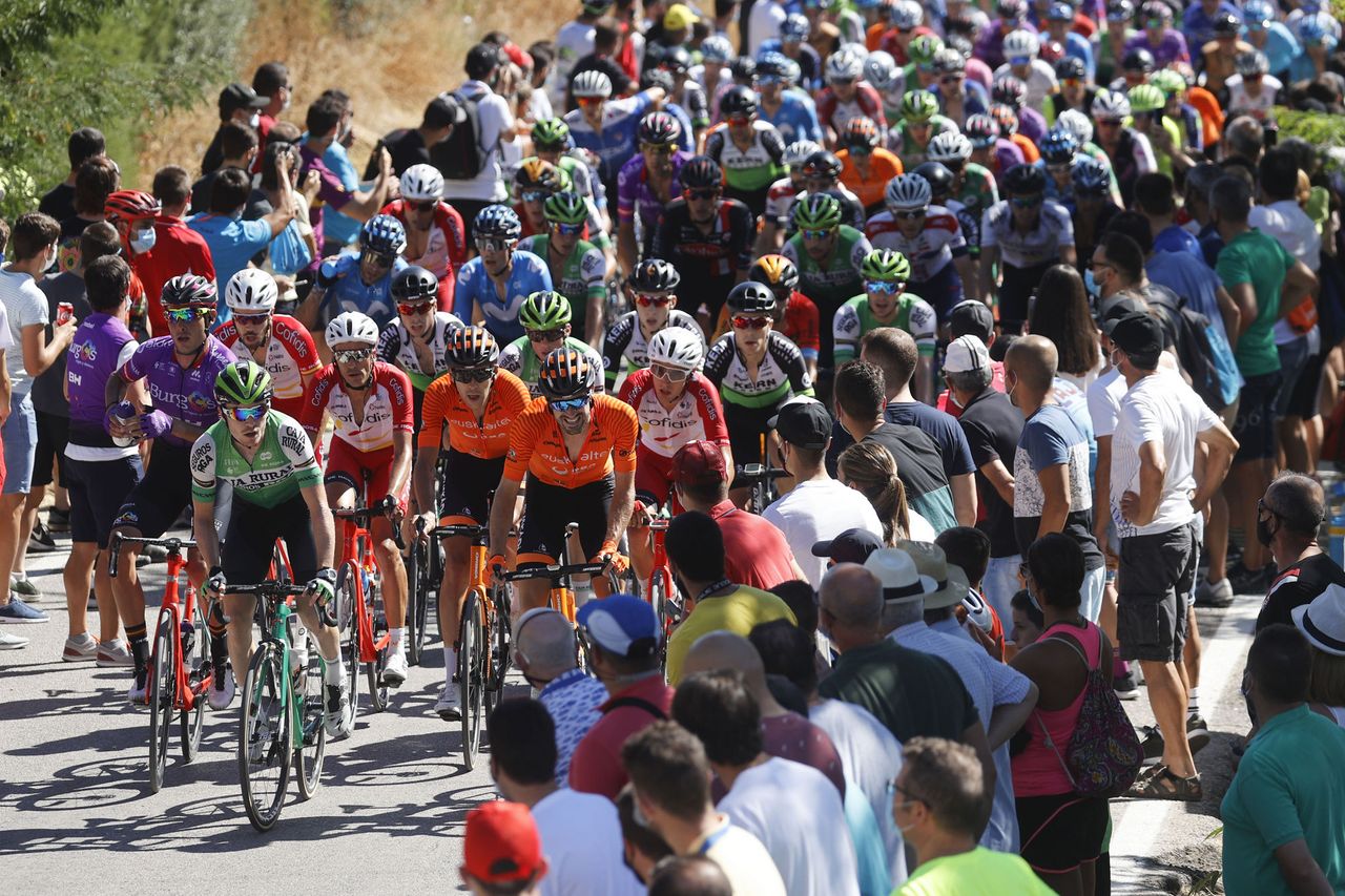 Cycling: Spanish Road Championships 2020 / Campeonatos de Espa&Atilde;&plusmn;a Ruta 2020 / HOMBRES ELITE UCI / ROAD MEN ELITE UCI /
Bunch / Peloton /
Ubeda-Baeza (159 km) 22-08-2020/
Cycling: Spanish Road Championships 2020 / Campeonatos de Espa&Atilde;a Ruta 2020 / LINEA HOMBRES ELITES UCI / ROAD MEN /
Luis Angel Gomez
&Acirc;&copy;PHOTOGOMEZSPORT2020
