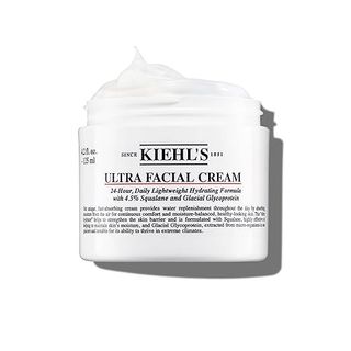 Kiehl's, Kiehl's Ultra Facial Cream, With 4.5% Squalane to Strengthen Skin's Moisture Barrier, Skin Feels Softer and Smoother, Long-Lasting Hydration, Easy and Fast-Absorbing, All Skin Types - 4.2 Fl Oz