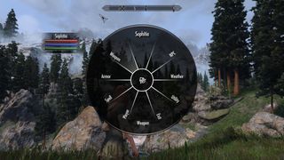 A menu for the Project Proteus Skyrim mod with options to edit NPCs, weather, the player, and so on
