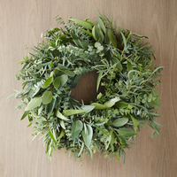 Mixed Eucalyptus Wreath|Currently $120