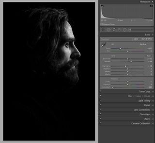 Lightroom tutorial male portrait