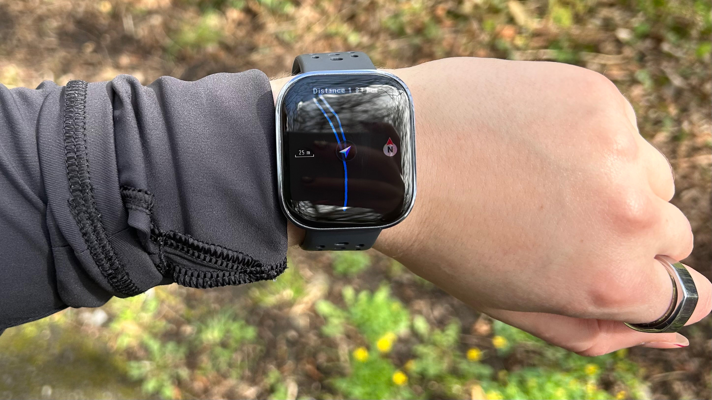 Vestindo Amazfit Bip 6
