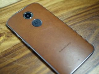 Moto X (2014) in cognac leather