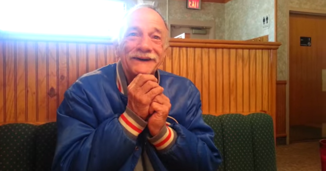 Watch this adorable man find out he&amp;#039;s going to be a granddad