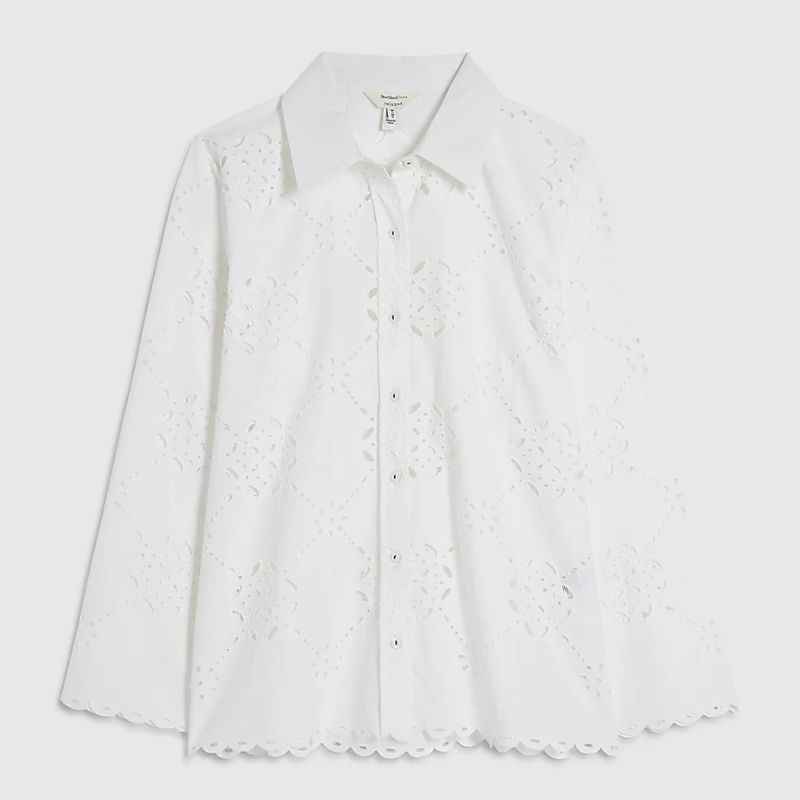 River Island, broderie anglaise blouse