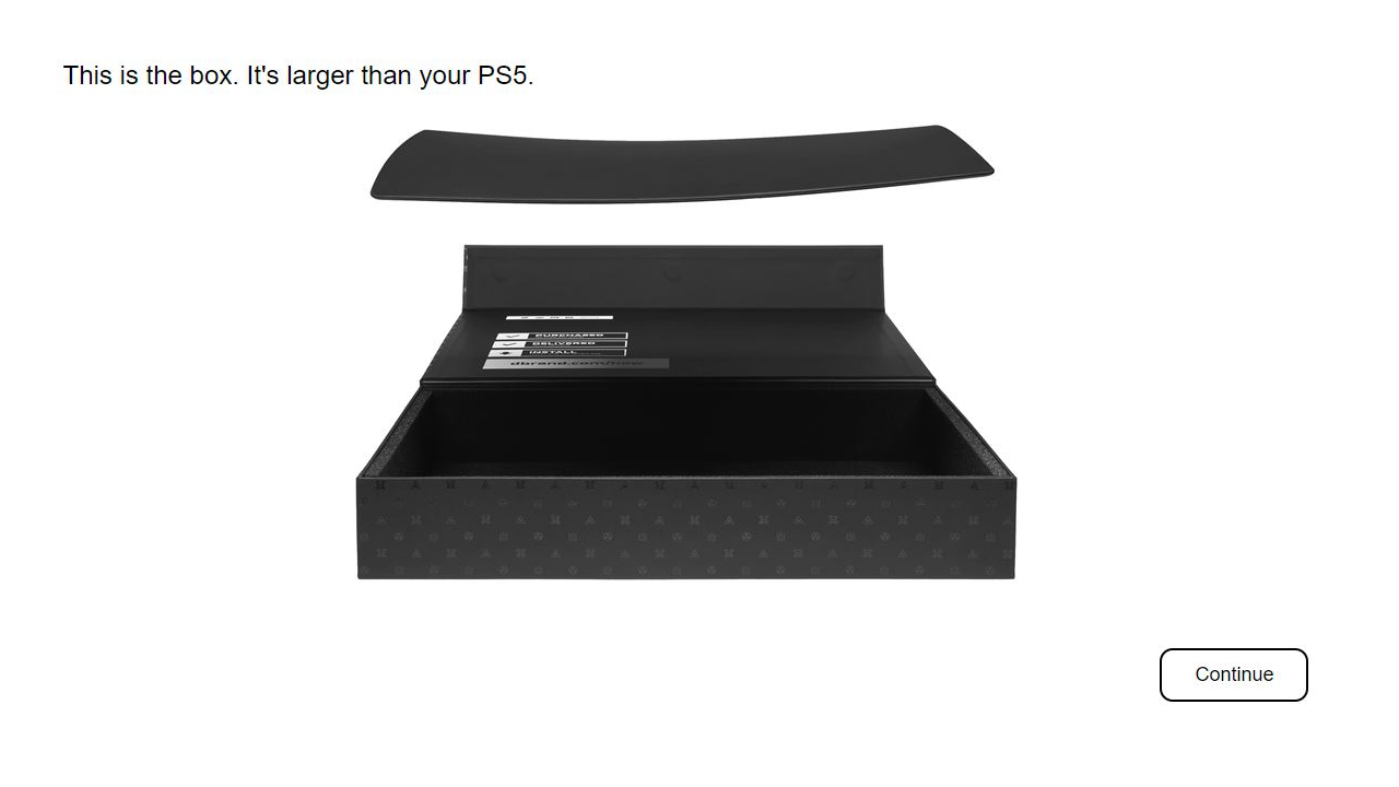 PS5 dbrand box