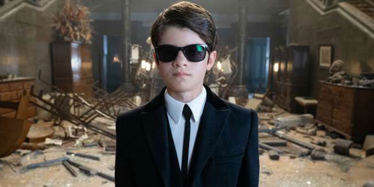 Artemis Fowl in destroyed Fowl Manor on Disney+