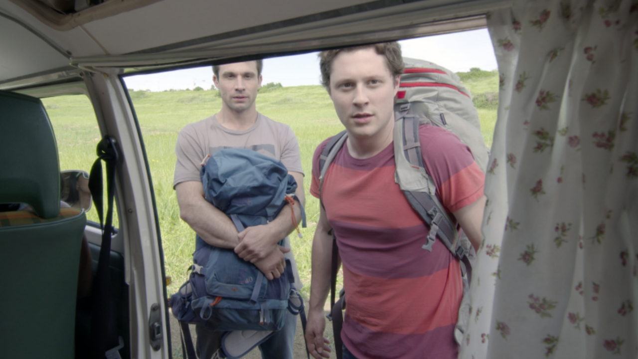 Dillon Casey and Noah Reid on Backpackers