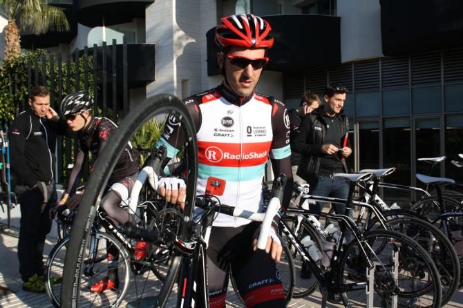 Fabian Cancellara heads out for his training ride
