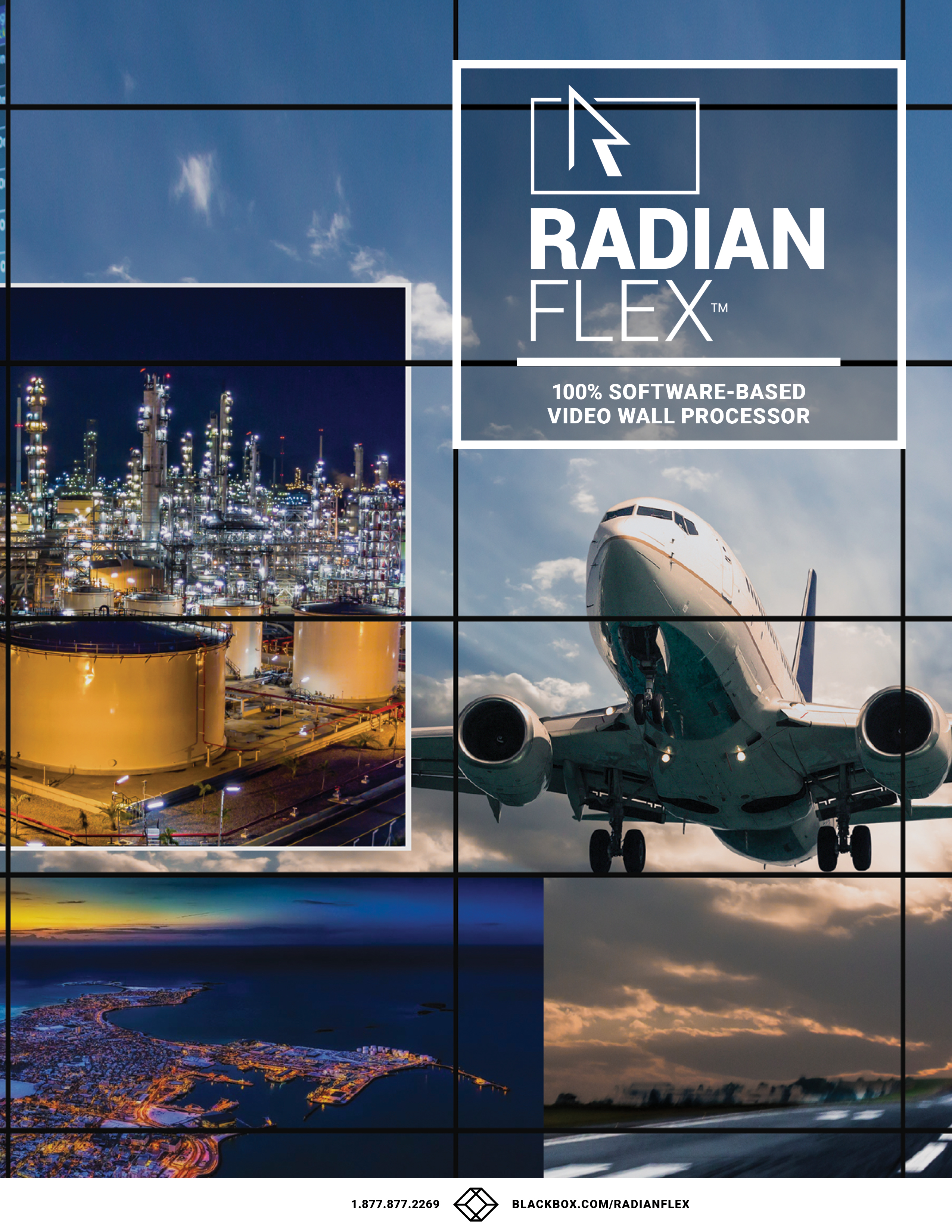 Black Box Launches New Radian Flex Video Wall Platform