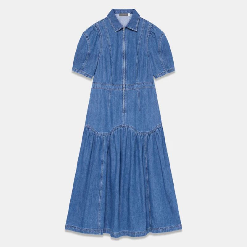 Mint Velvet, denim midi dress