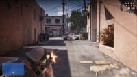 GTA VI gameplay screenshot (police car chase)