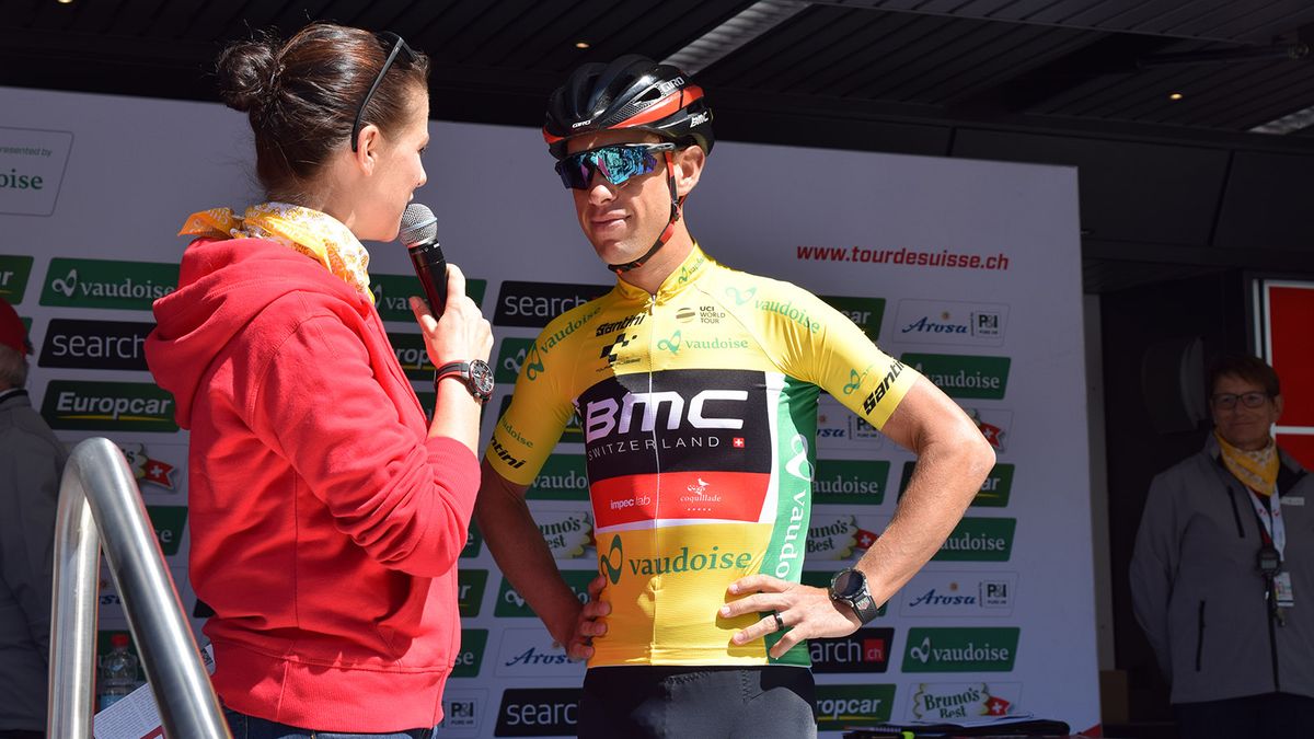 Richie Porte in the yellow jersey ahead of stage 6