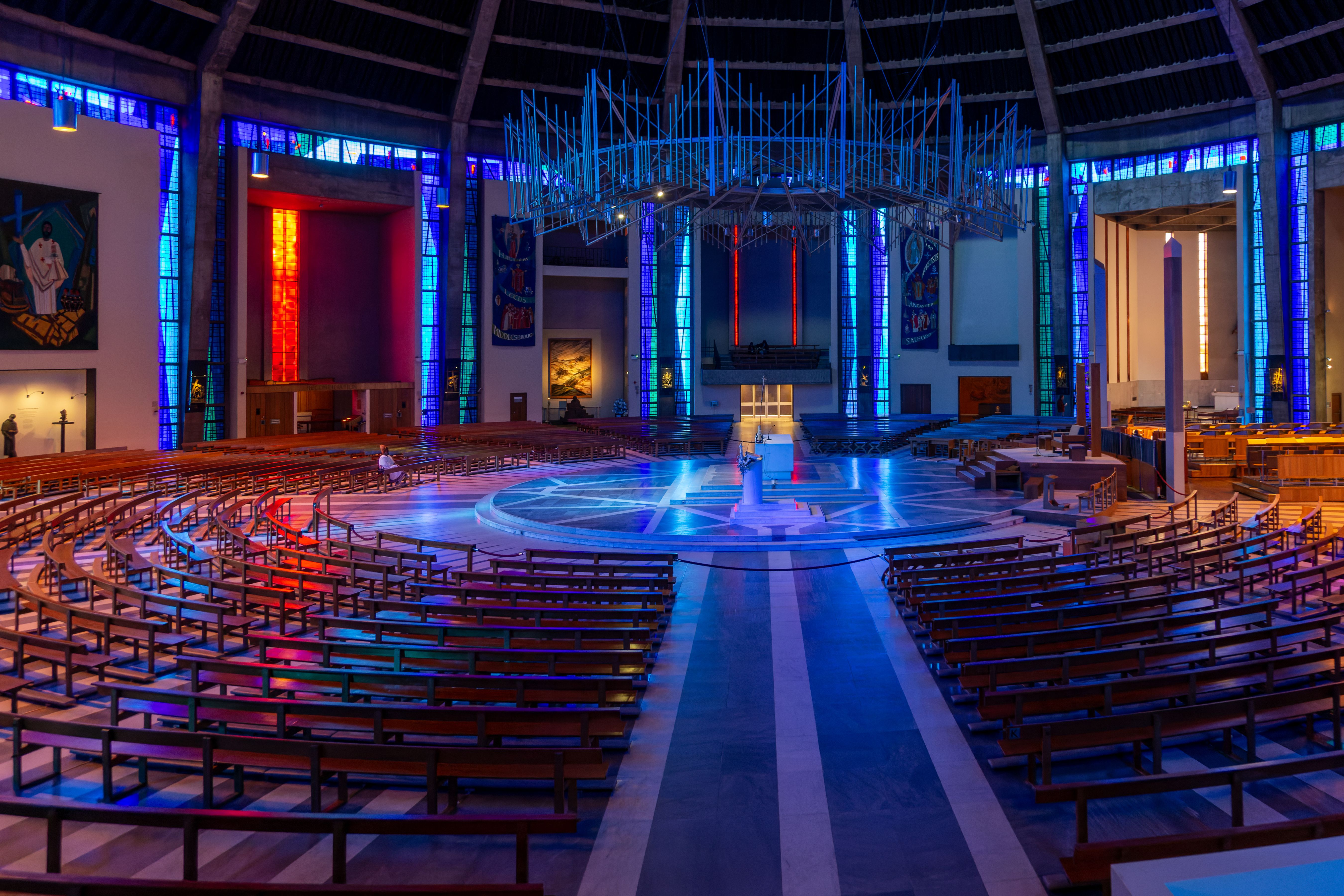 Inside Liverpool Metropolitan Cathedral