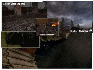 In Stalker: Clear Sky surfaces get wet when it rains.
