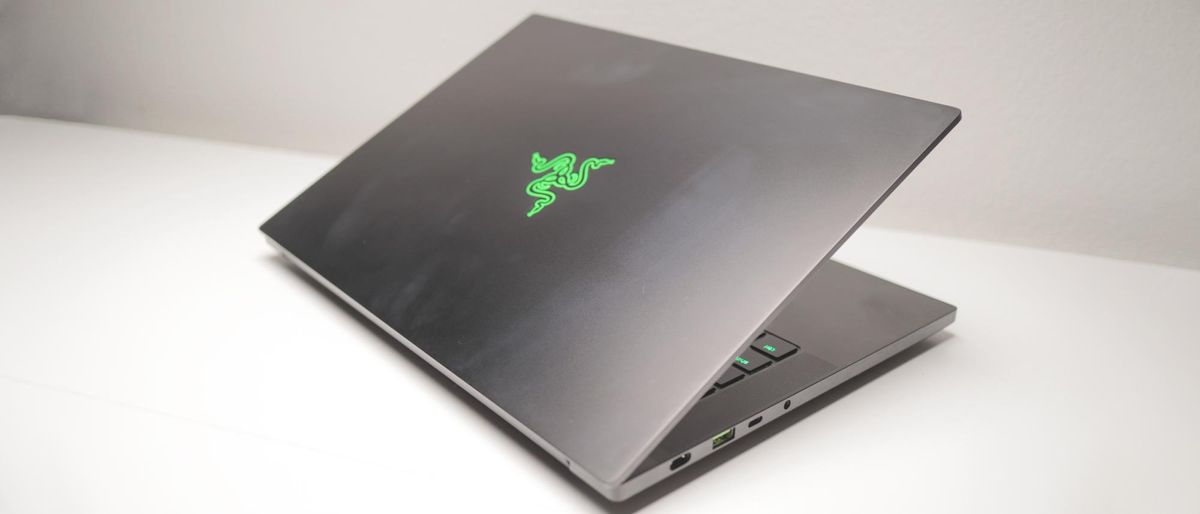 Razer Blade 14 (2023) sitting on desk