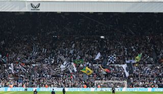 The Gallowgate End stand at St. James' Park, Newcastle