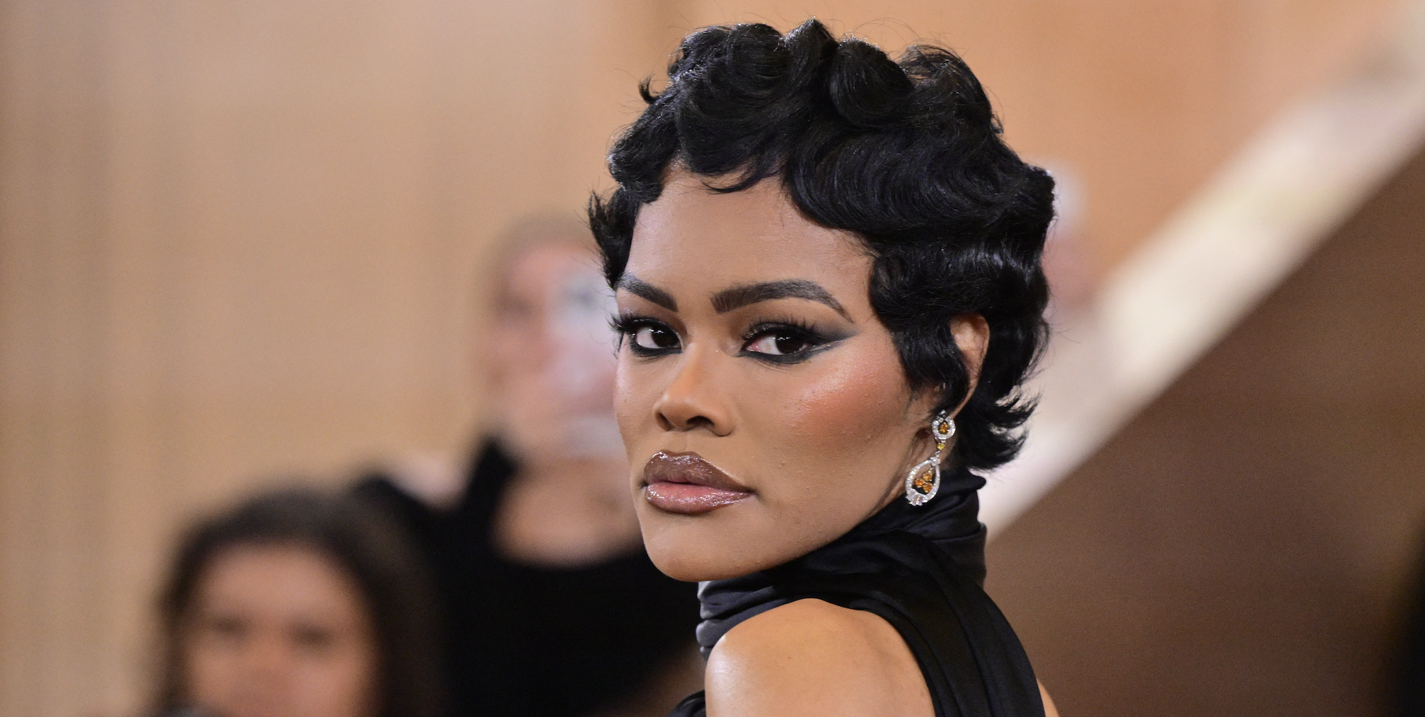 US actress Teyana Taylor attends the 83rd annual Golden Globe Awards at the Beverly Hilton hotel in Beverly Hills, California, on January 11, 2026