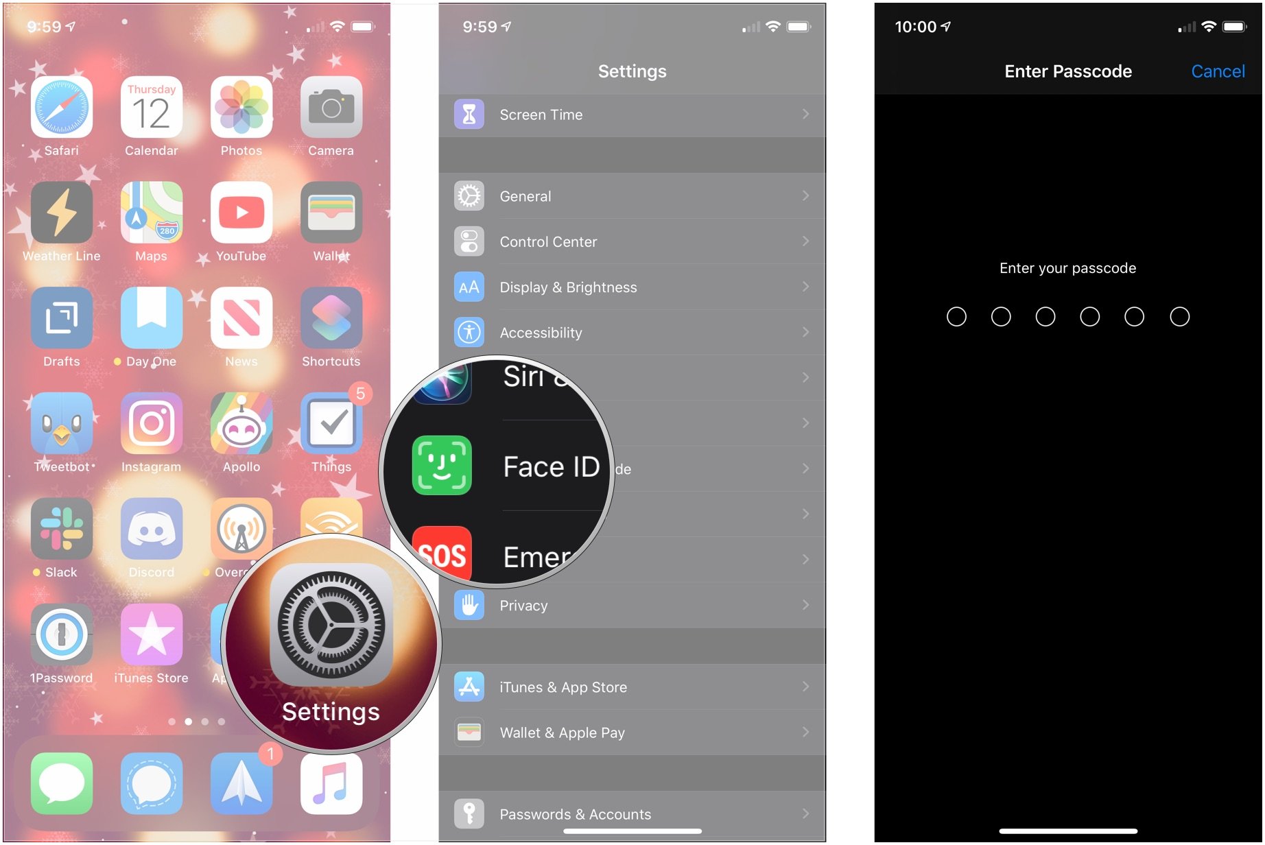 can i set two face id in iphone