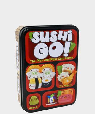 Sushi Go box on a plain background