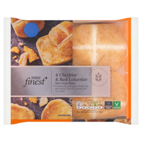 4. Finest Cheddar &amp; Red Leicester Hot Cross Buns, 232g, - View at Tesco