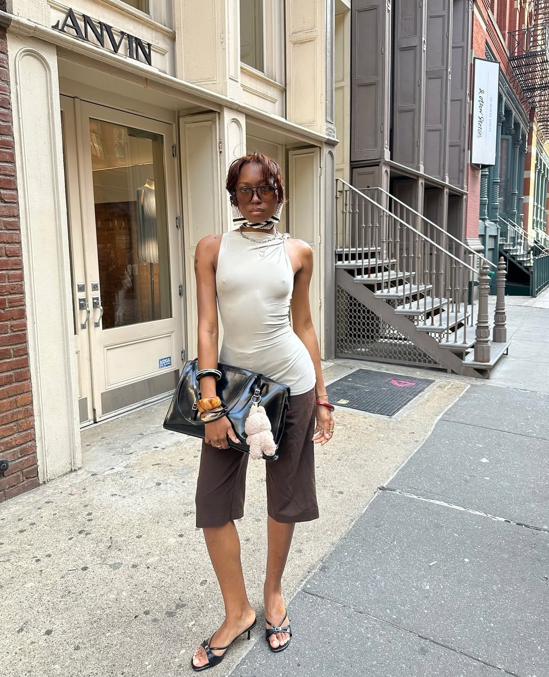 Chanel McKinsie wearing bangles.