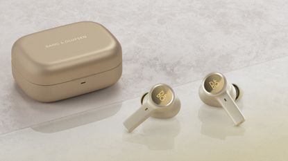 Bang & Olufsen Beoplay EX review: gold earbuds with their matching charging case