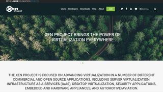 Website screenshot for Xen Project