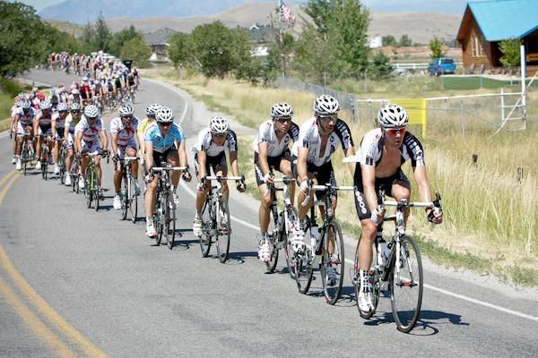 BMC stringing out the bunch.