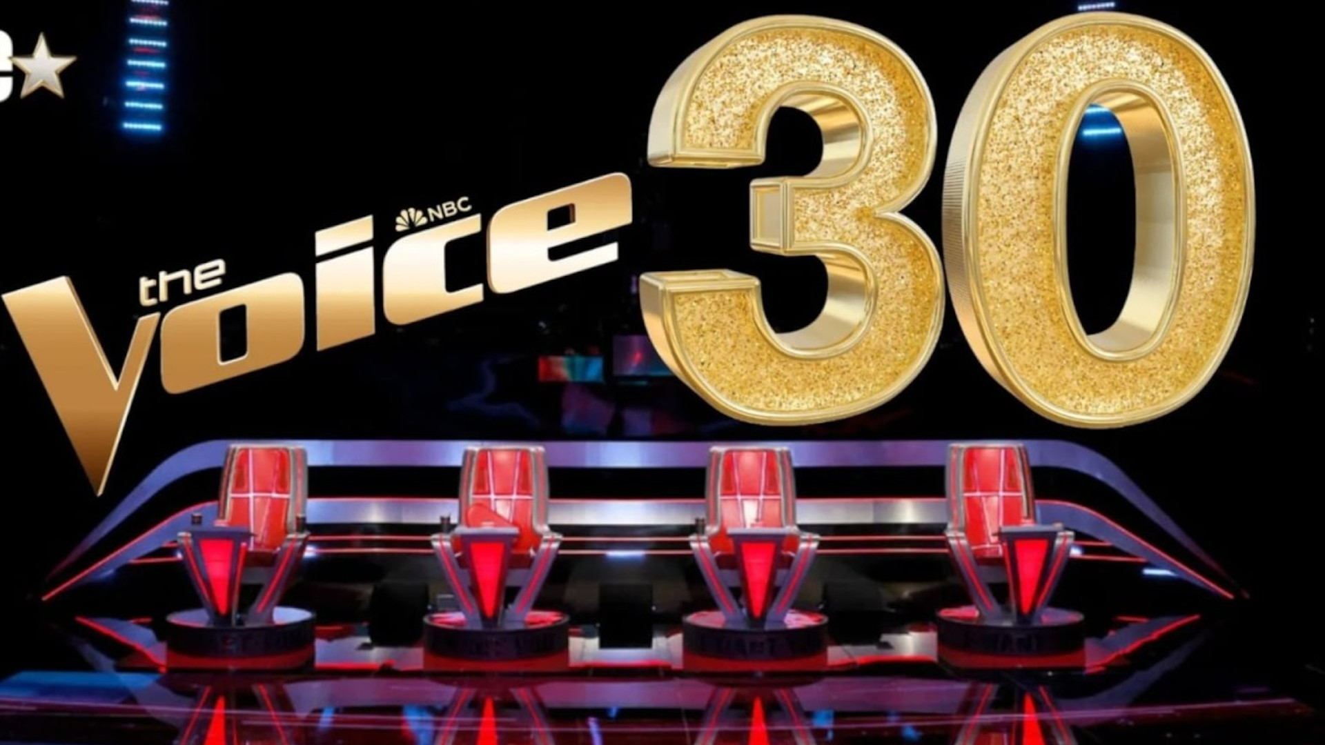 Promotional image for "The Voice" season 30