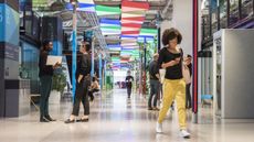 Shot of Plexal's office building where the Cyber Runway accelerator is ideated