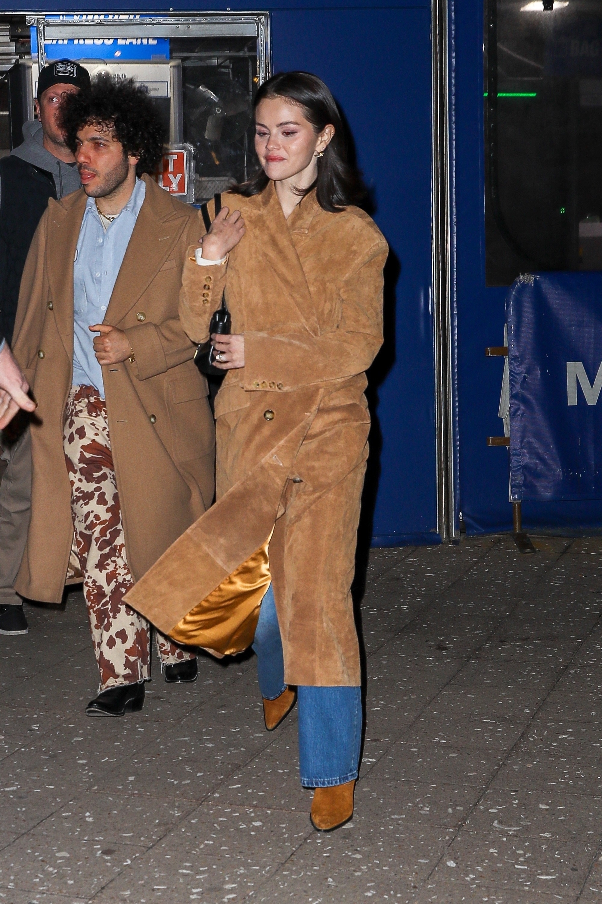 Selena Gomez's courtside style at a New York Knicks game in 2025