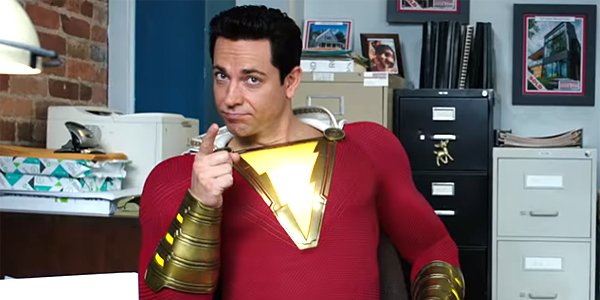 Zachary Levi in Shazam trailer 2 DC DCEU