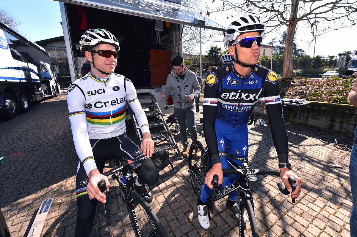 Wout Van Aert and Zdenek Stybar