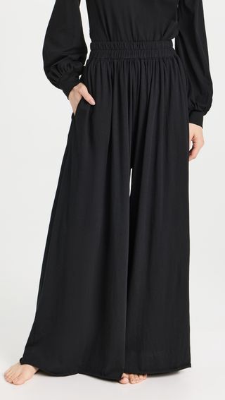 Pima Wide Leg Pants