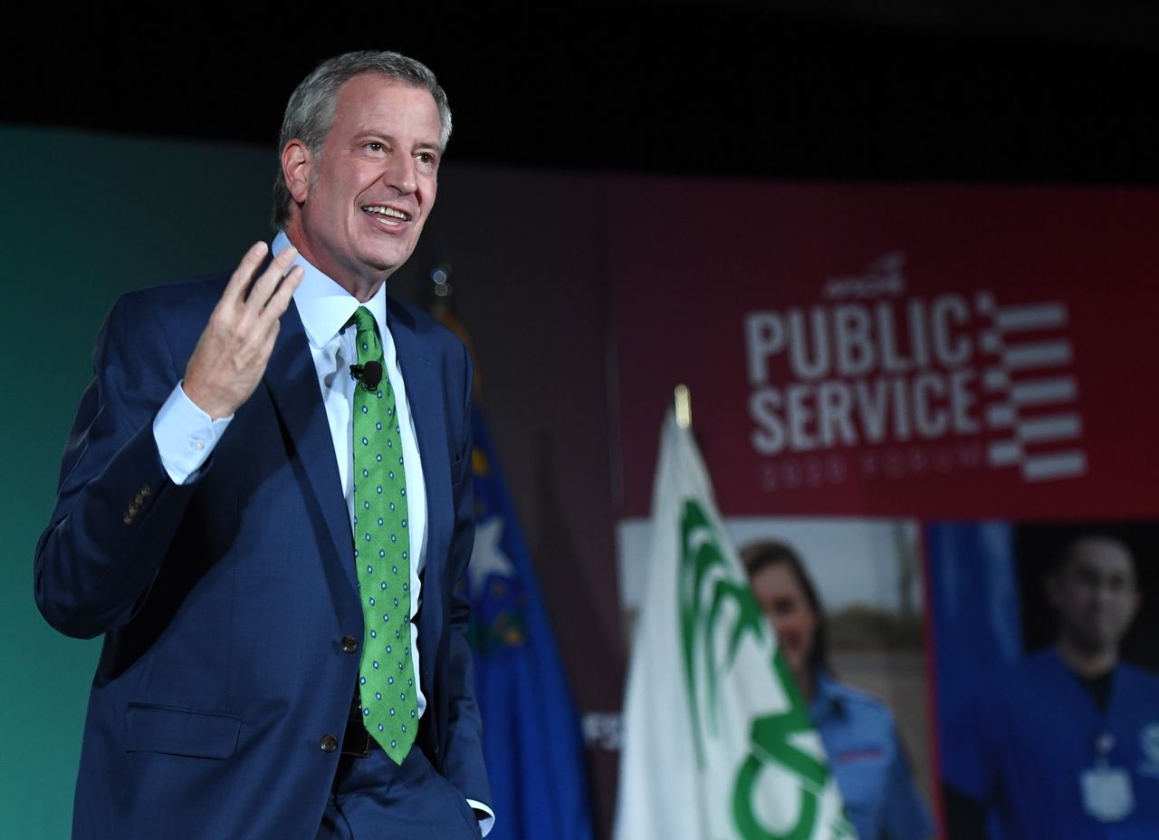 Bill de Blasio.