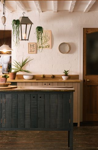 cozy country kitchen with island