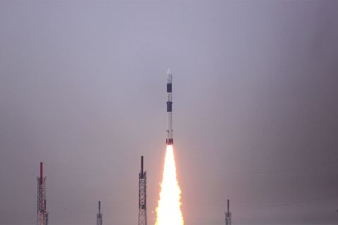 Indian Rocket Launches 31 Satellites Into Space 