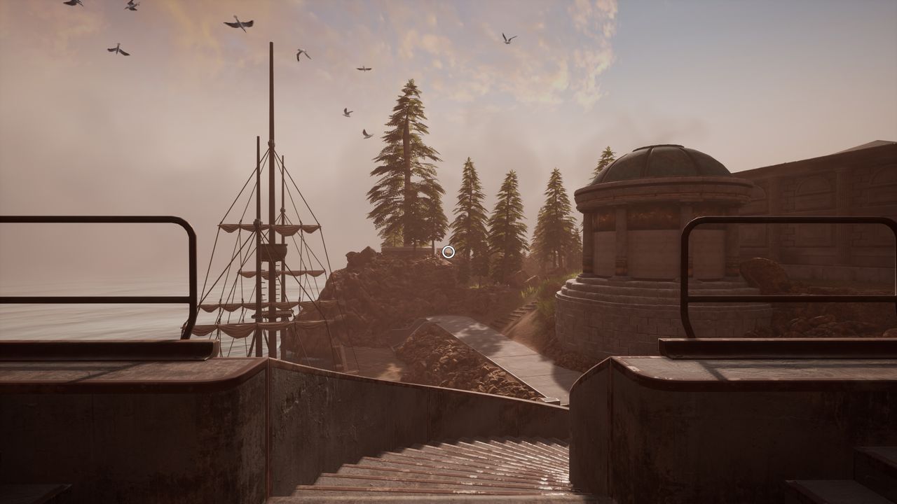 Myst 2021 DLSS and FSR image quality comparisons