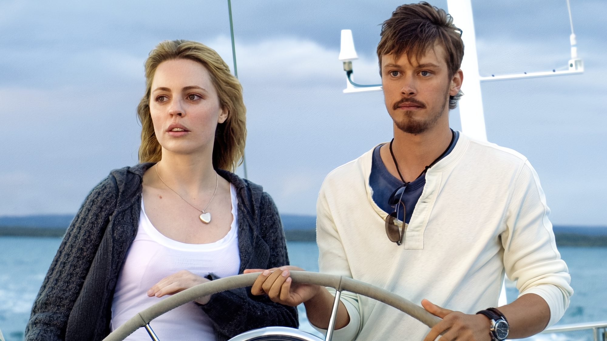 Melissa George and Michael Dorman in Triangle (2009)
