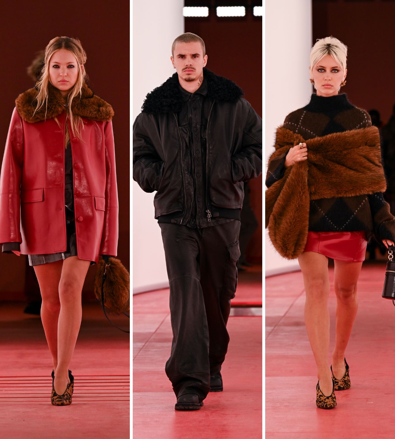iris law, romeo beckham and lila moss walk the H&amp;amp;M show in london fashion week